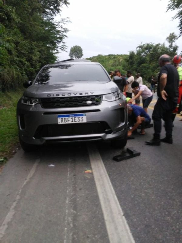 O acidente aconteceu no km 401, sentido sul, em Itapemirim por Reprodução/@espiritosantoqap_