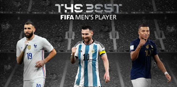 A Fifa anunciou nesta sexta-feira Benzema, Messi e Mbappé na disputa do prêmio Fifa The Best