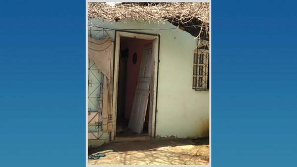 Casa da vítima agredida e esfaqueada em Cariacica, na Grande Vitória