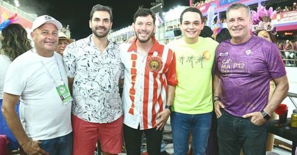 Da direita para a esquerda, Luciano Rezende, Lorenzo Pazolini, Arnaldinho Borgo e Eugênio Ricas