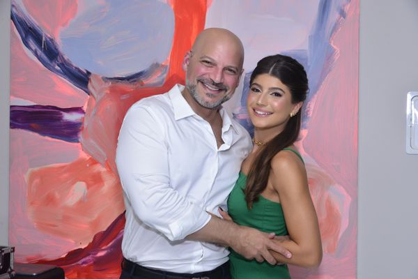 Marcos Murad e a filha Manu Murad