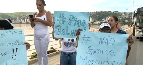 Protesto fechou a Ponte Florentino Avidos, em Colatina, por cerca de duas horas