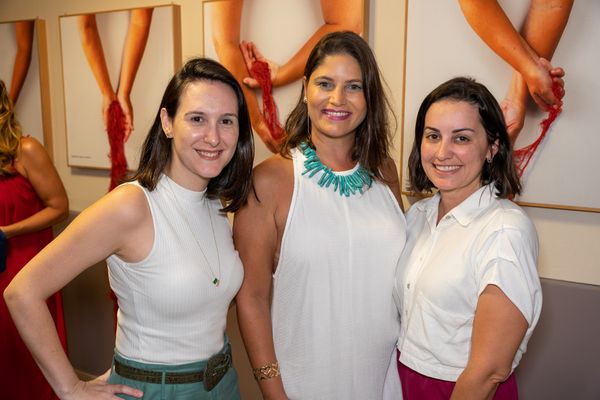 Patricia Grasselli, Talita Pinho e Camila Casati 