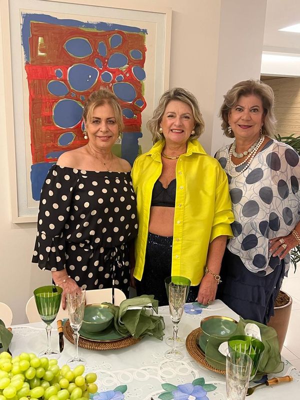 Sônia Abelha, Gracinha Nader e Valéria Nemer