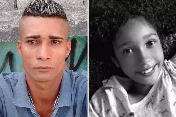 Rafael e a filha Isa Rebeka morreram afogados em praia de Bertioga, no litoral de São Paulo.