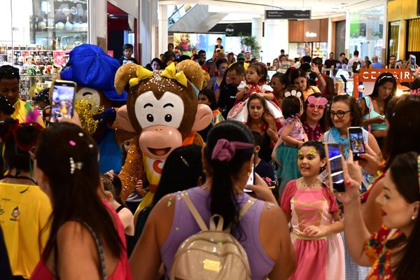 Bloco MacaKids no Shopping Vitória por Fernando Madeira