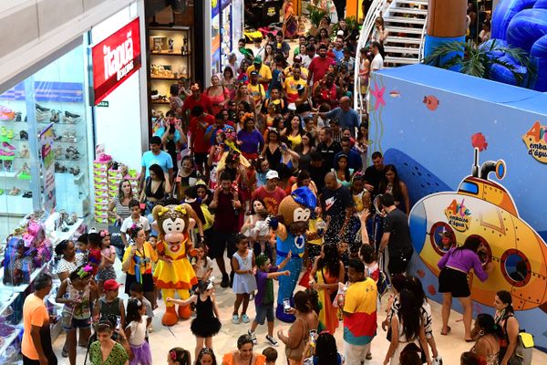 Bloco MacaKids no Shopping Vitória por Fernando Madeira
