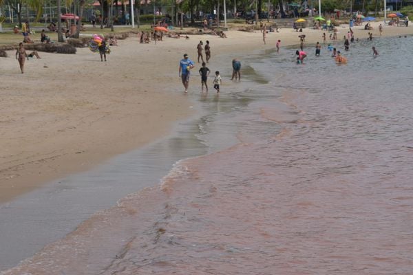 Erosão na Praia do Iate avança e muda cor do mar em Vitória por Ricardo Medeiros
