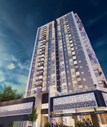 O Brisa Boulevard tem unidades de dois quartos com suítes a partir de 58 m²