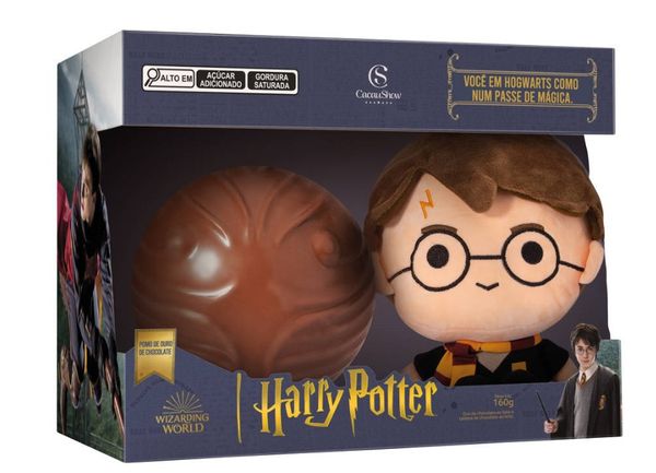 Ovo da Cacau Show para a Páscoa de 2023 com pelúcia do Harry Potter como brinde