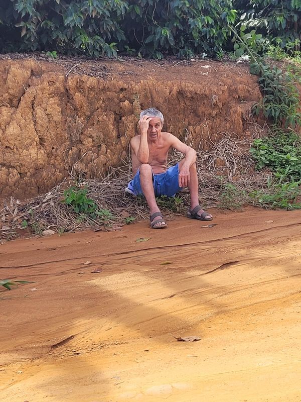 A última foto de Hélio Farias foi tirada na Estrada de Figueira, na zona rural de Iúna
