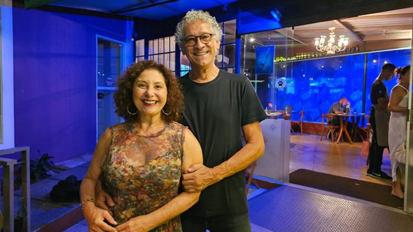 Anginha Buaiz e Laércio Ferraciolli