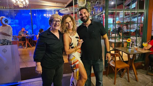 Mônica Pimentel, Mônica Zorzanelli e Leandro Vieira