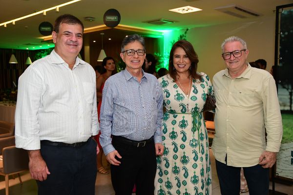 Os diretores da Unimed Vitória Gustavo Peixoto, Fernando Ronchi, Karla Toríbio e Luiz Carlos Paier