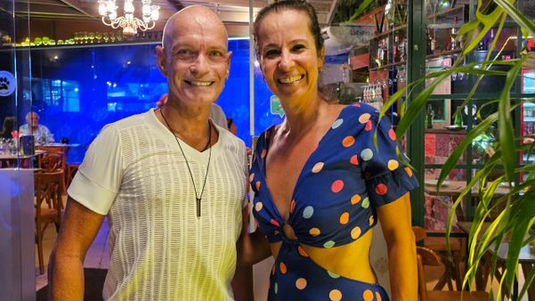 Renato Bourguignon e Claudia Pereira