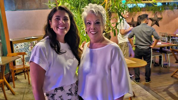 Taiza e Eliana Ammar