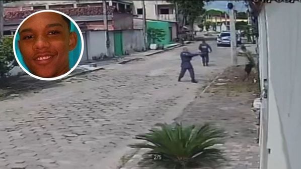Carlos Eduardo Rebouças Barros, de 17 anos, foi morto com tiro à queima-roupa em março de 2023. O crime foi registrado por uma câmera de segurança e chocou o Estado