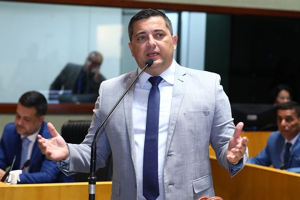 Deputado estadual Callegari (PL) no plenário da Assembleia Legislativa