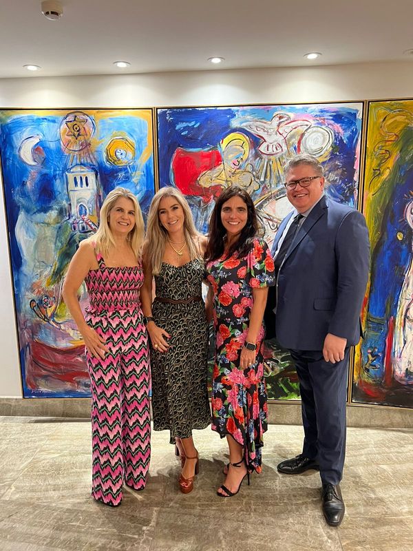 Soraia Manato, Ana Paula Rody, Paula Pazolini e Henrique Herkenhoff