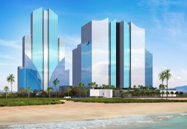 Projeto do Taj Home Resort, o prédio em construção que será o mais alto do Espírito Santo