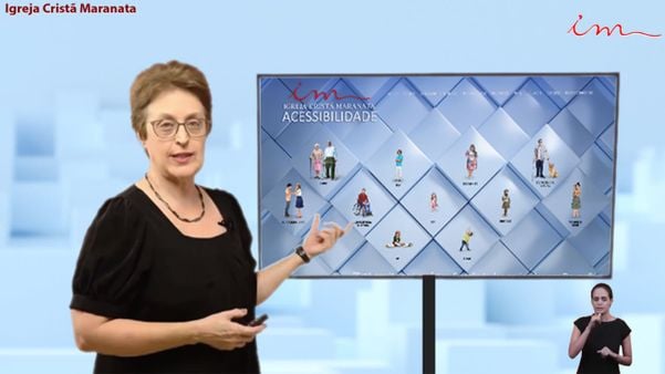 Maria Amin é professora na ICM desde 1983 e trabalha com foco na acessibilidade para pessoas com deficiência