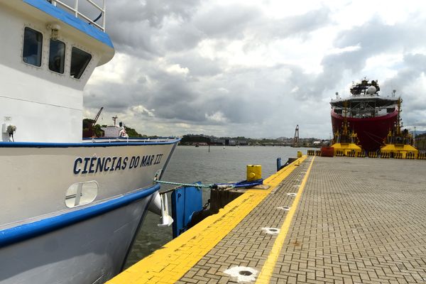 Navio chegou ao Porto de Vitória na quinta-feira (9) e volta no próximo dia 16 por Carlos Alberto Silva