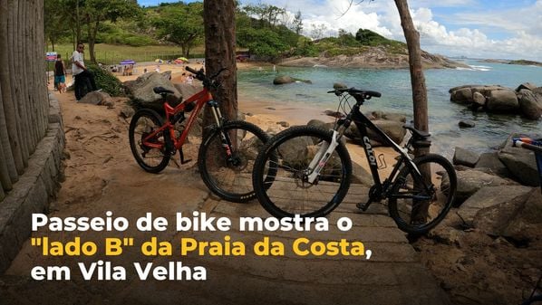 Reportagem pedalou cerca de 12 km entre um trecho da orla da Praia da Costa e o Convento da Penha