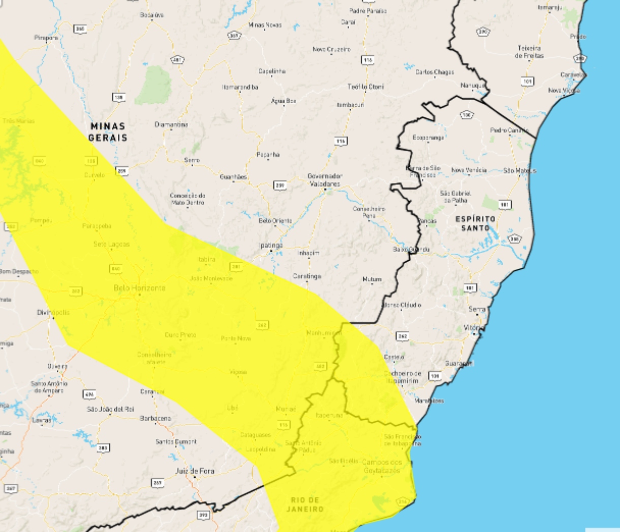 A Gazeta | Cidades Do ES Recebem Alerta Do Inmet Para Chuvas Intensas ...