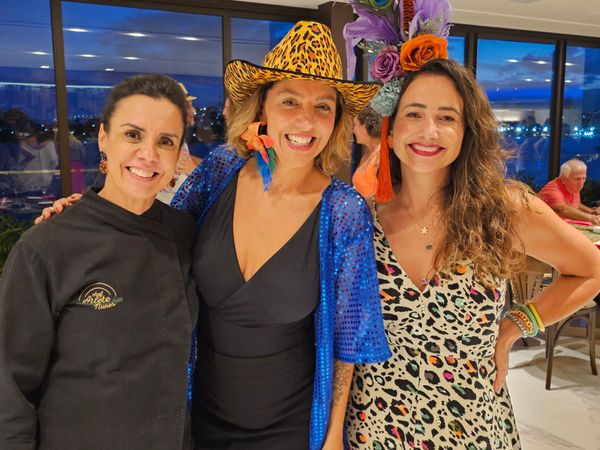 Arlete Nunes, Mariana Perini e Aline Stefenon