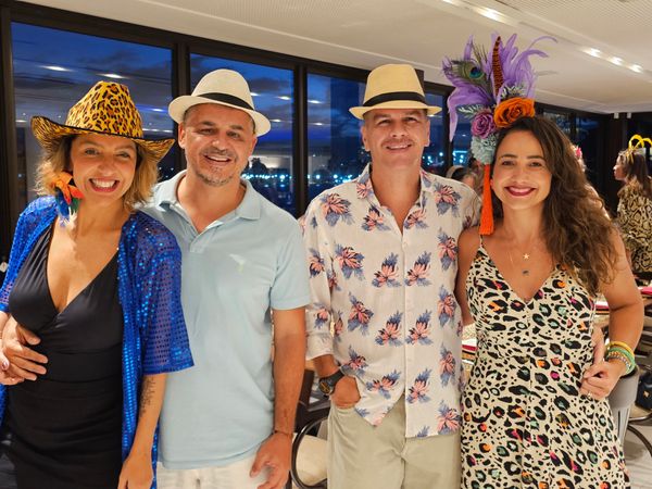 Mariana Perini e Eduardo Caliman, Henrique Andrade e Aline Stefenon