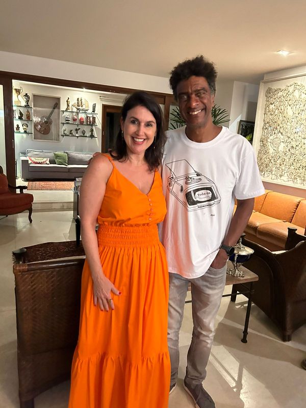 Renata Rasseli e Hélio de la Peña