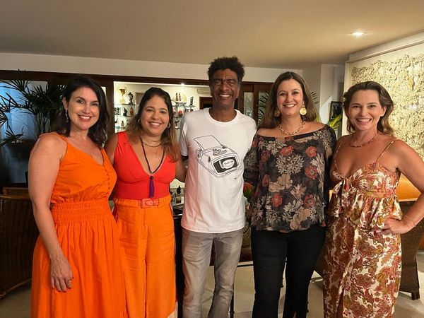 Renata Rasseli, Roberta Furtado, Hélio de la Peña, Sabrina Fajardo e Mariana Lisboa
