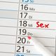 Sexo com data marcada