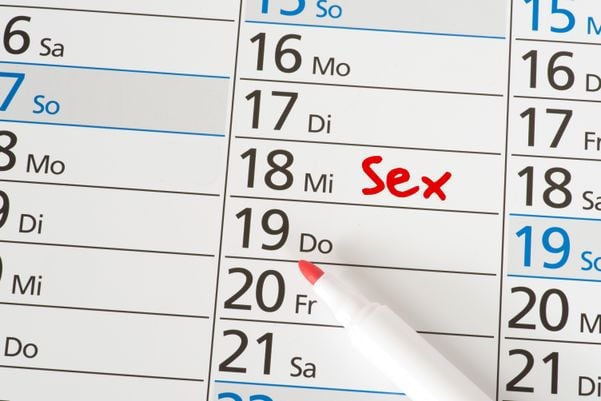 Sexo com data marcada