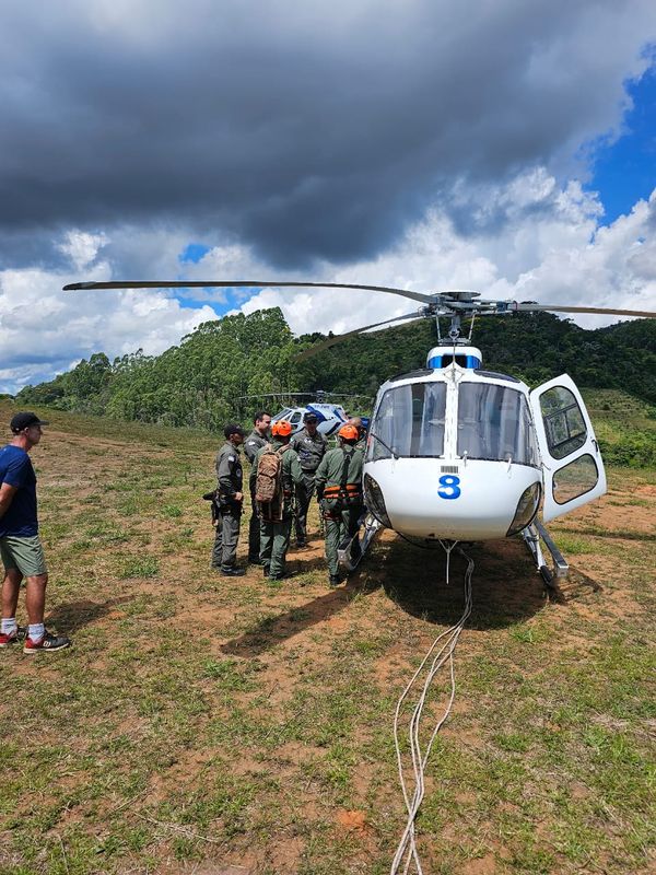 O Notaer fez buscas pela vítima em uma aeronave por Notaer/Divulgação