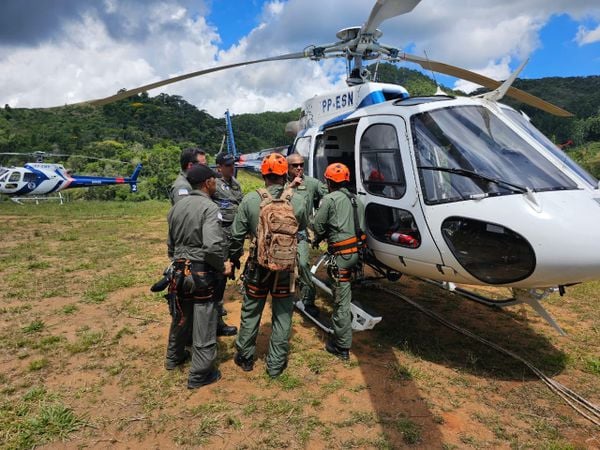 O Notaer fez buscas pela vítima em uma aeronave por Notaer/Divulgação