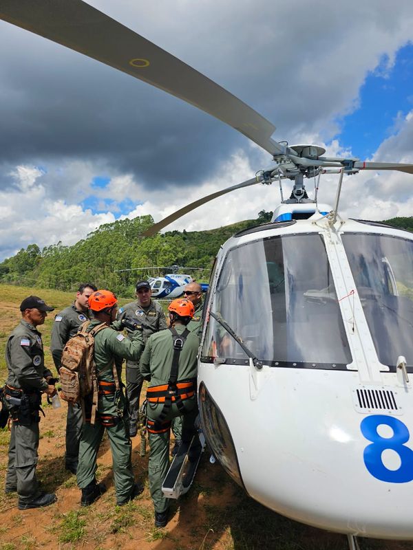 O Notaer fez buscas pela vítima em uma aeronave por Notaer/Divulgação