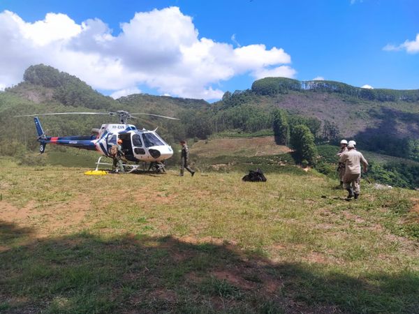 O Notaer fez buscas pela vítima em uma aeronave por Divulgação / Notaer