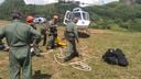 Parapentista morre após sofrer acidente em rampa de voo livre em Castelo(Divulgação / Notaer)