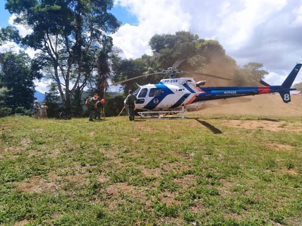 O Notaer fez buscas pela vítima em uma aeronave por Divulgação / Notaer