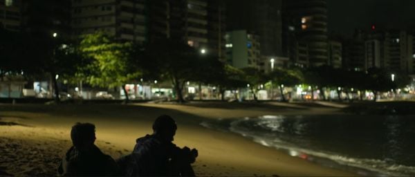 A Praia das Castanheiras, em Guarapari, serviu de cenário para as gravações da série 