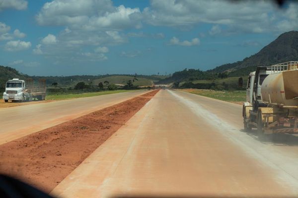 Obras do Contorno do Mestre Álvaro, na Serra por Divulgação