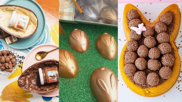 Opções artesanais de ovos, chocolates e sobremesas para a Páscoa 2023