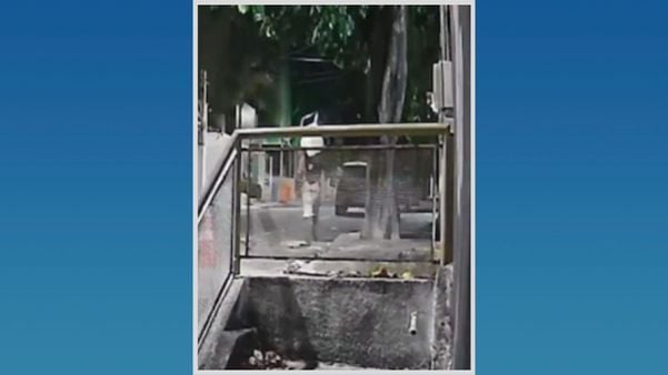 Suspeito saiu de produtora levando micro-ondas