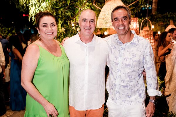 Adriana Saade, Serjão Magalhães e Cesinha Saade