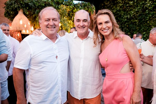 Guilherme Gazzinelli, Serjão Magalhães e Denise Gazzinelli