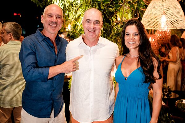 Márcio Abaurre, Serjão Magalhães e Roberta Abaurre