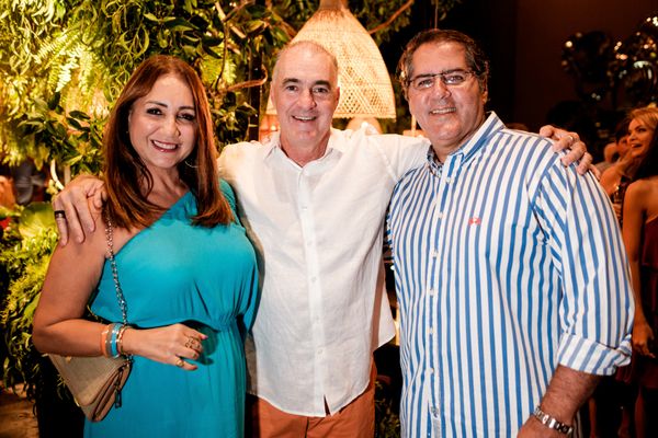 Paola Borges, Serjão Magalhães e Fábio Borges