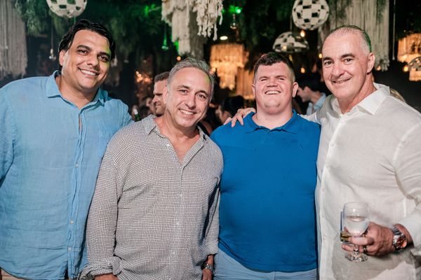 Thiago Carreiro, Laurentino Biccas, Felipe Rigoni e Serjão Magalhães