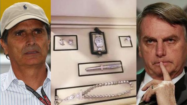 Nelson Piquet, joias, jair bolsonaro, presente, arábia saudita